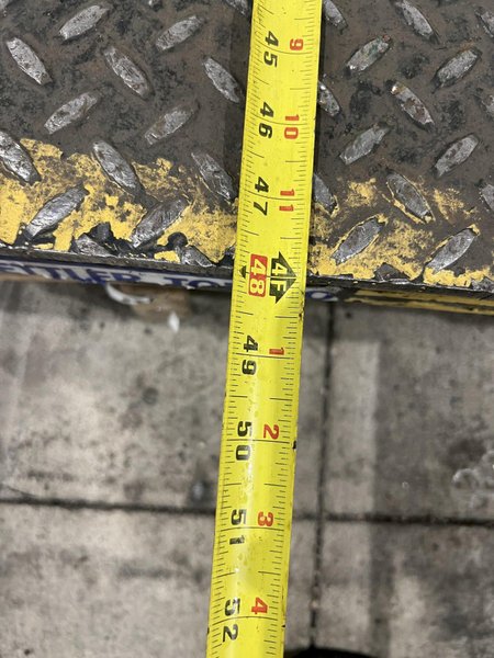 5,000 LB METTLER TOLEDO INDUSTRIAL FLOOR SCALE: STOCK 22099