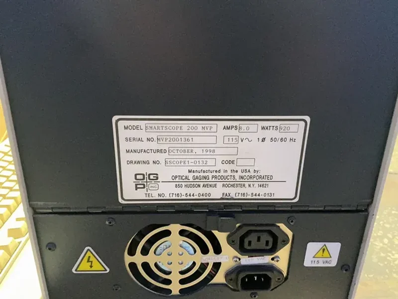 OGP SMARTSCOPE VIDEO MEASURING SYSTEM  -  MVP200