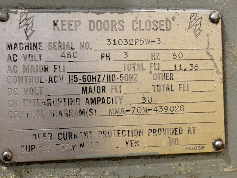 #2 CINCINNATI MODEL #CINEL 60 205-12 HORIZONTAL MILL: YOBRO #24376