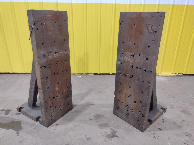 15&quot; X 20&quot; X 42&quot; SET OF (2) ANGLE PLATES: STOCK #18299