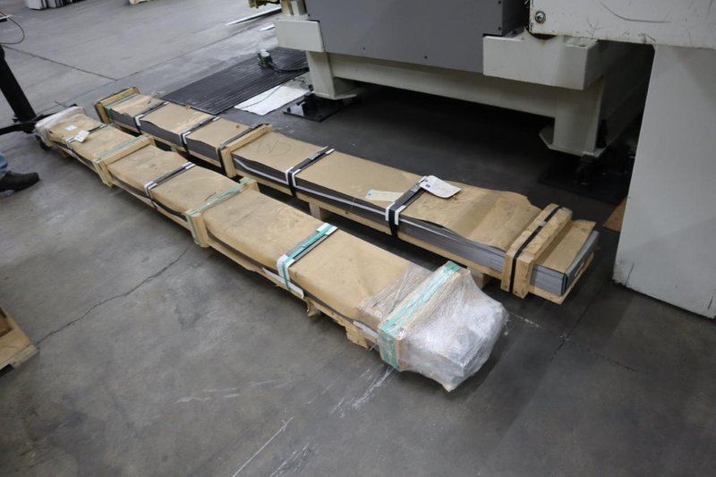 Steel Round Flat Wire, .5" Width x .126 Thick x 144" Long, (2) Pallets- Auction Item