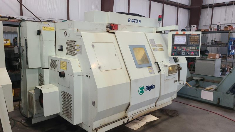 Biglia B 470S Multi Axis Lathe, 2007 – Twin Turret, Twin Spindle