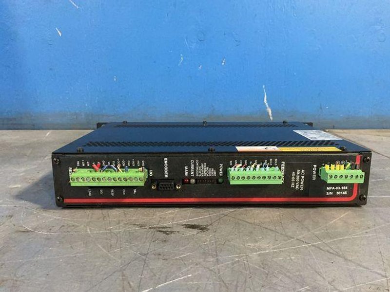 MTS SYSTEMS CORPORATION 5 AMPS SERVO AMPLIFIER  -  MPA-03-154