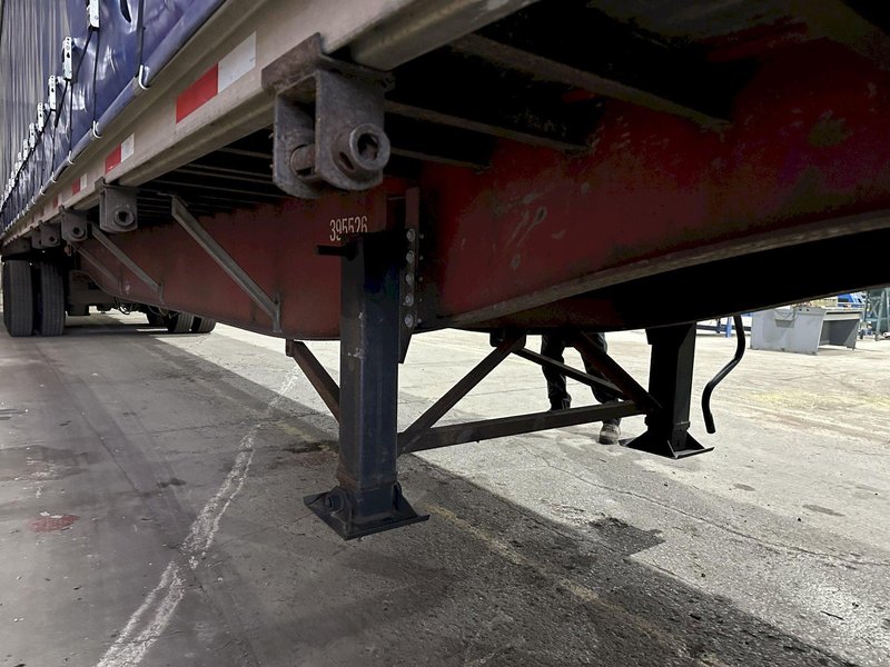 2007 X 53' UTILITY MFG  SLIDING CURTAIN-SIDE SEMI TRAILER: STOCK #19607