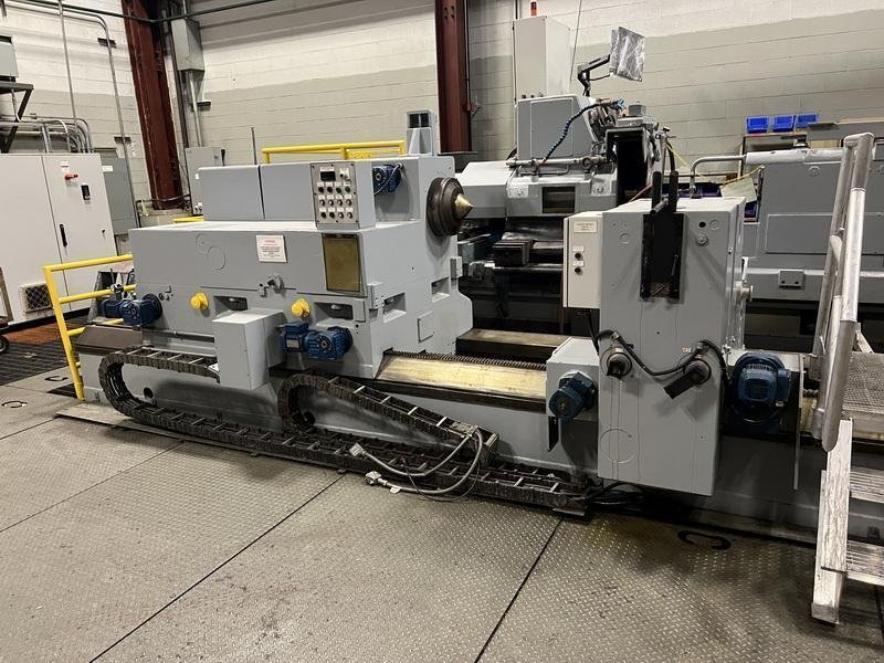 1700mm (67") x 8000mm (26') Wemex Heckert Roll Grinder Model SAXW-1600/2 (14657)