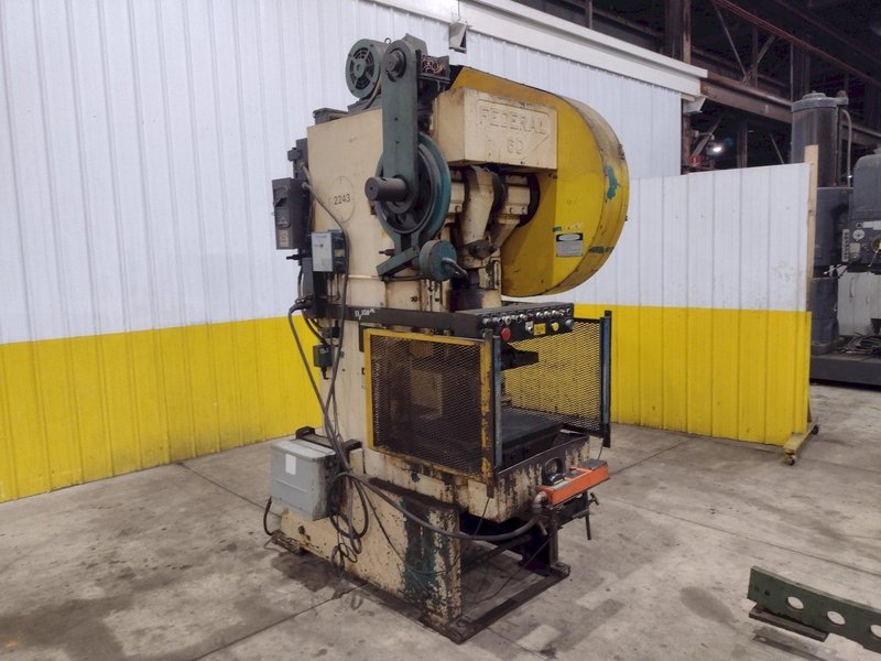 60 TON FEDERAL MODEL #60 OBI STAMPING PRESS 6&quot; STROKE: STOCK #22789
