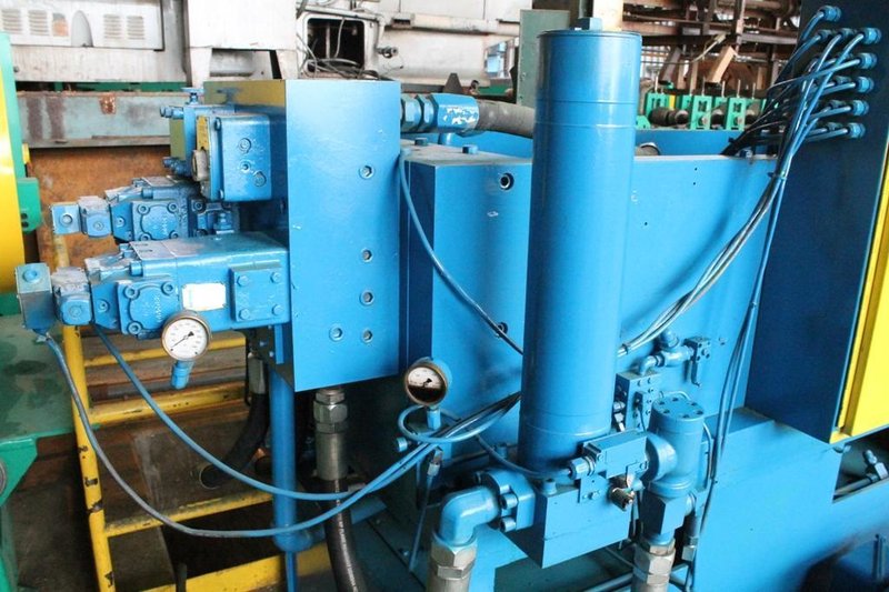 9 STATION DICKEY TURRET HEAD RAM FORMING MACHINE: STOCK #50073