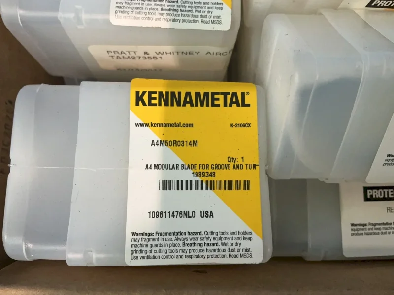 KENNAMETAL A4 MODULAR BLADES FOR GROOVE AND TURN  -  A4M50R0314M
