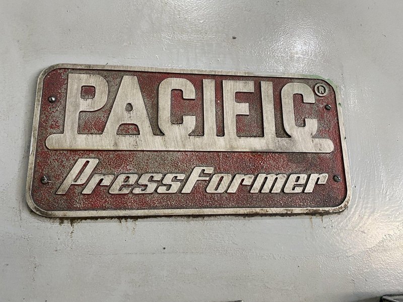 300 TON PACIFIC MODEL #300PF PRESSFORMER HYDRAULIC C-FRAME PRESS, 12" STROKE: STOCK #16260