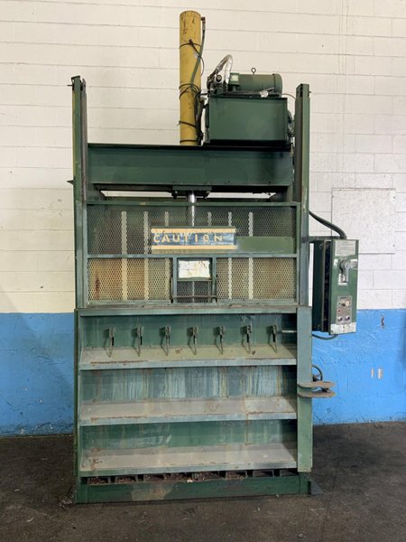 60" X 30" SELCO CARDBOARD BALER: STOCK #74743