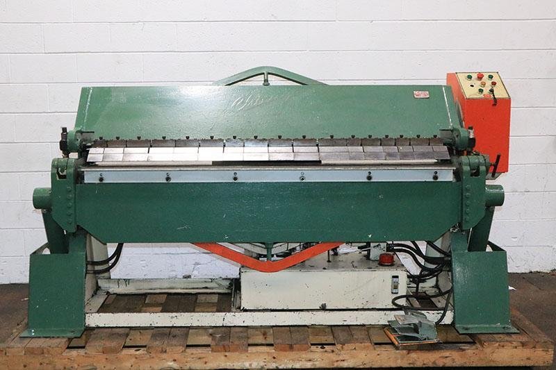 12 Ga x 6 ft., Used Chicago Hydraulic Box &amp; Pan Brake, HBPU 612-6