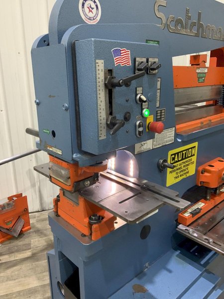 70 TON SCOTCHMAN MODEL # DO70-24M HYDRAULIC IRONWORKER: STOCK #80853