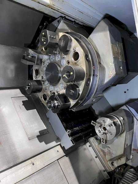 Hyundai Kia SKT-21LMS CNC Lathe – C Axis Live Tool Sub Spindle