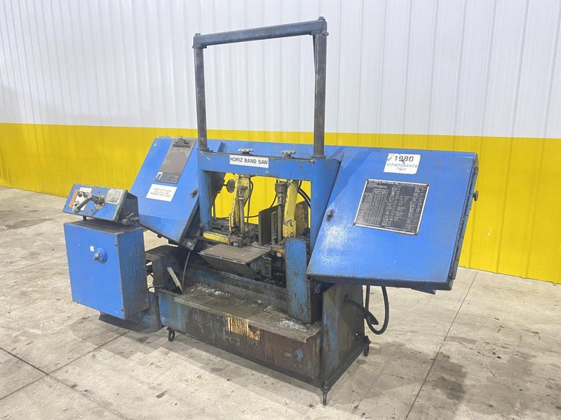 15" X 17" WF WELLS MODEL #F-15 TWIN POST HORIZONTAL BANDSAW: STOCK #21090