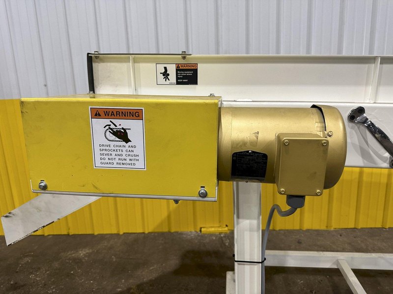 120&quot; X 20&quot; TITAN MODEL #WF049 STEEL BELT PARTS TRANSFER CONVEYOR: STOCK #19457