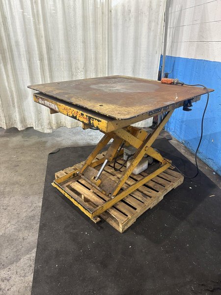 2000 LB  ECONO-LIFT HYDRAULIC SCISSOR  LIFT TABLES: STOCK #77594