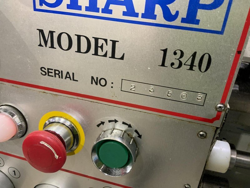 13" X 40" SHARP MODEL 1340 ENGINE LATHE: STOCK #80781