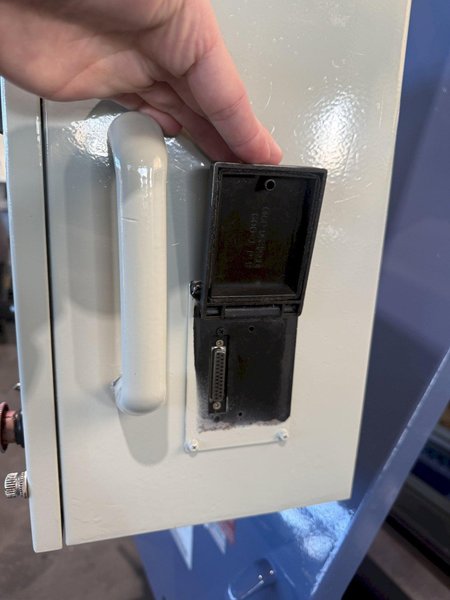 38.6" X 197" HWACHEON MEGATURN 95 CNC 9" HOLLOW SPINDLE OIL FIELD LATHE. STOCK # 0882125