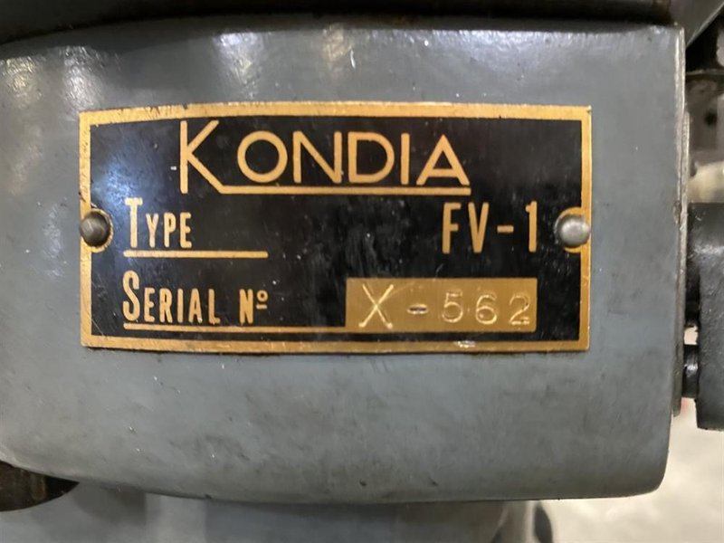 3 HP CLAUSING KONDIA MODEL FV-A PROTOTRAK MX2 CNC  VERTICAL KNEE MILL: STOCK #13022