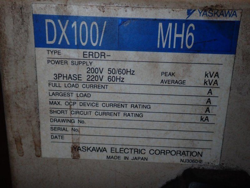 YASKAWA MOTOMAN ROBOT   -  MH6