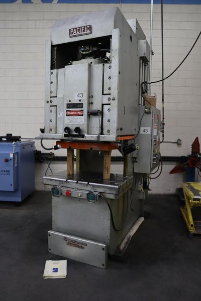 Pacific 110 PF-OBS Hydraulic Press, 110 Ton, 8.25&quot;Stroke, Dual Palm Buttons