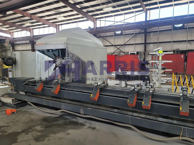 2012 Elumatec Profile Machining Center, SBZ-131-V2 WITH 40’ length capacity and saw option