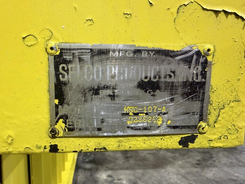 30" X 36" SELCO MODEL #HSO-107-A AUTO-TIE HORIZONTAL HYDRAULIC BALER: YOBRO #24559