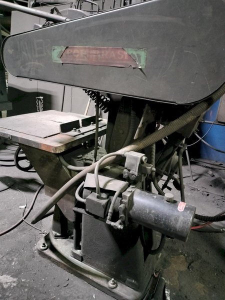 Tabor cut off saw with 25hp motor and power hydrailic assist
