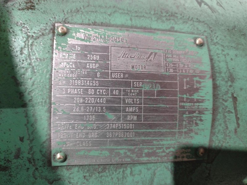8&#039; X 1/4&quot; WYSONG MODEL #825 MECHANICAL POWER SQUARING SHEAR: STOCK #23635
