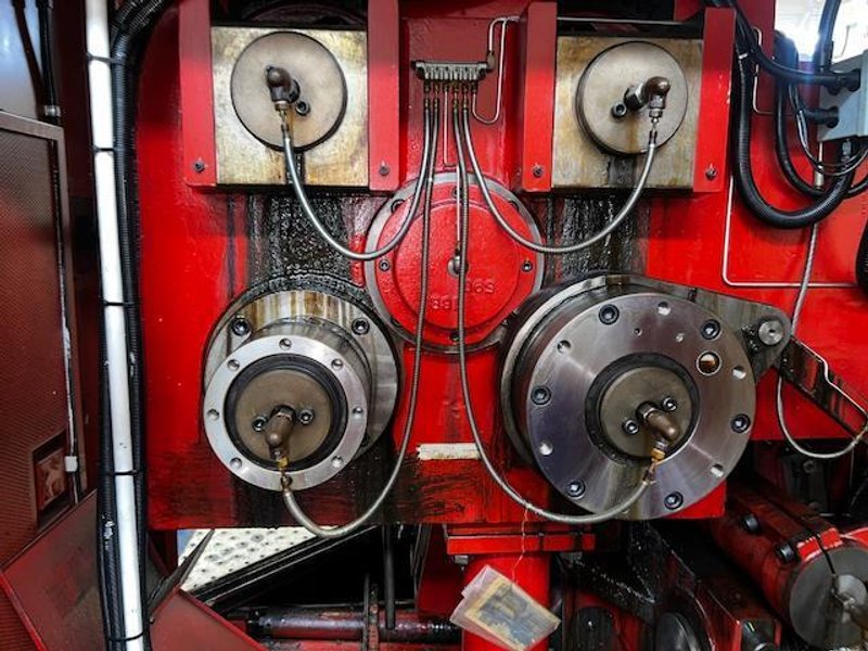 Asahi Okuma Model AOT-16B Two Die Two Blow Heading Machine