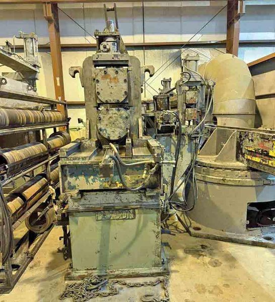 72" X 10" / 52" X 10" PAXSON SLITTER HEADS AND BASE STOCK# 4045