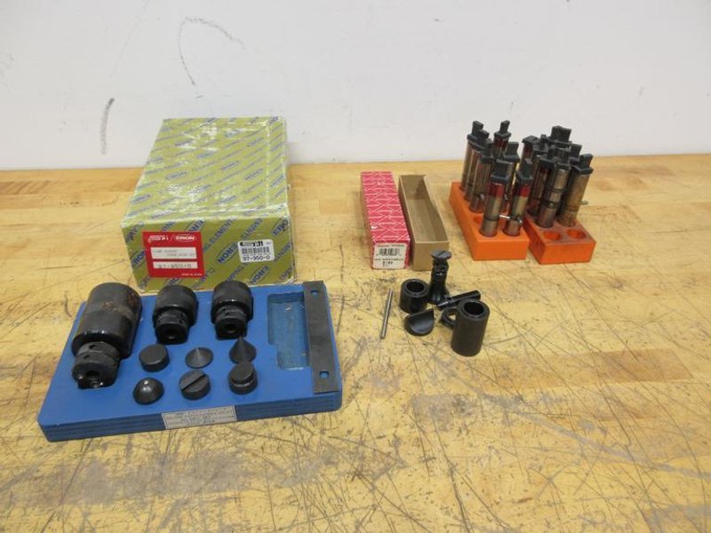 Starrett &amp; SPI Jack Stand Sets, 20mm EDM Electrode Holders in Stands- Auction Item