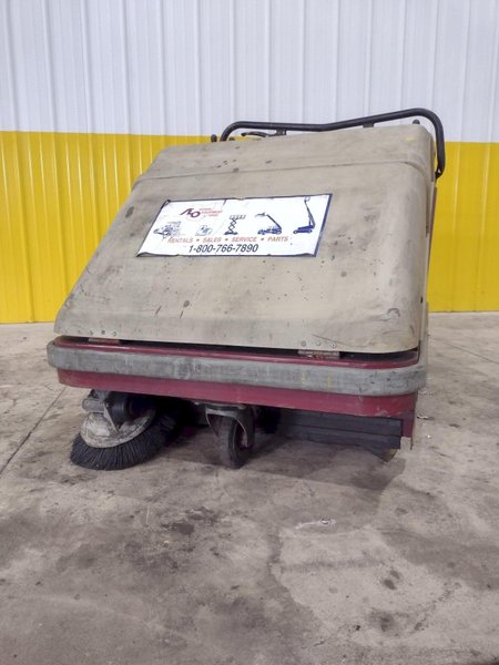 POWERBOSS MODEL #WS35E WALK BEHIND ELECTRIC SWEEPER: STOCK #21655