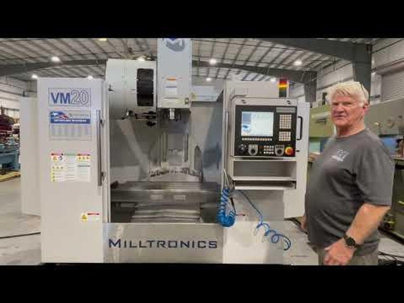 MILLTRONICS VM20 CNC Vertical Machining Center 2011’ 15K USA #6898