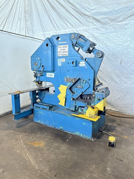 105 TON HILL ACME MODEL #6 HYDRAULIC IRONWORKER: STOCK #23402