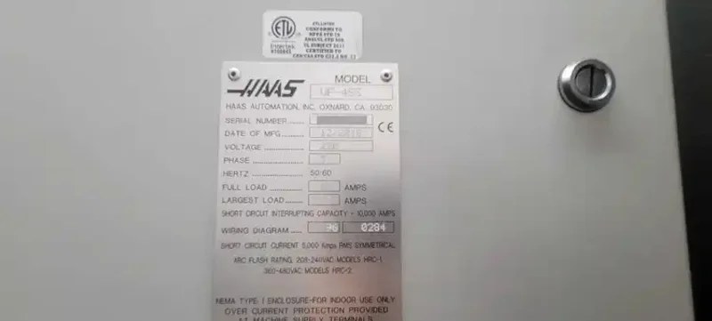 2016 HAAS VF-4SS | Machining Centers, Vertical