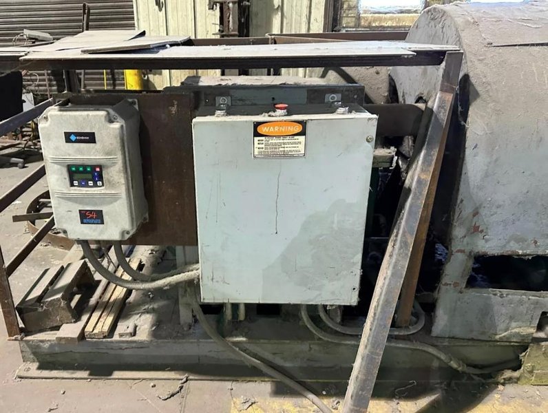 8' X 1/4" BERTSCH 3-ROLL PINCH PLATE BENDING MACHINE. STOCK # 0537426