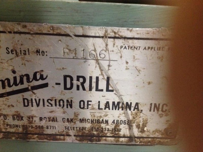 LAMINA DRILL PORTABLE MAGNETIC DRILLING &amp; TAPPING MACHINE: STOCK 65530