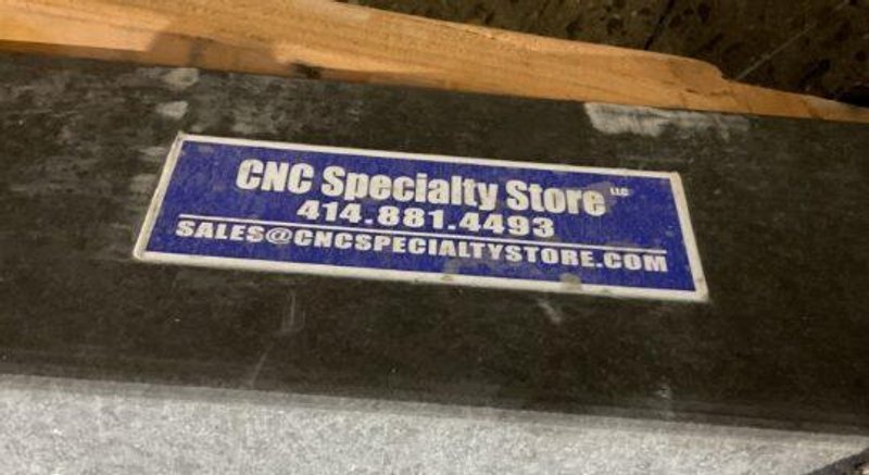 PRECISION GRANITE 45 x 28 x 6 GRANITE INSPECTION BENCH USED