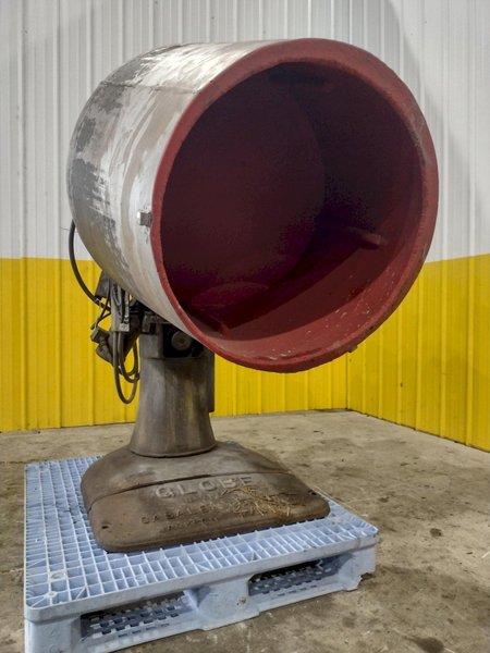 2 HP BOWL TYPE GLOBE ROTATING TUMBLE/POLISH MACHINE: STOCK #23707