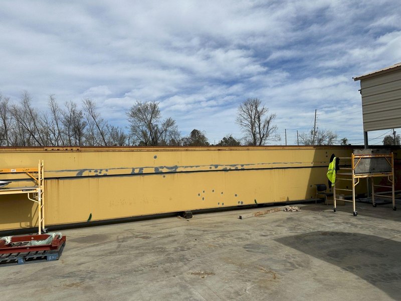 75 TON X 103&#039;6&quot; SPAN P&amp;H CRANE GIRDERS WITH END TRUCKS. STOCK # 1226624