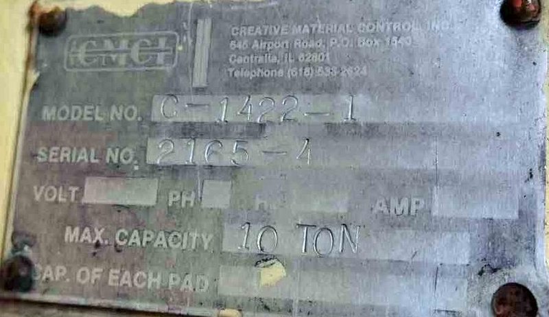 20,000# x 51&quot; CMCI C-Hook STOCK #2968