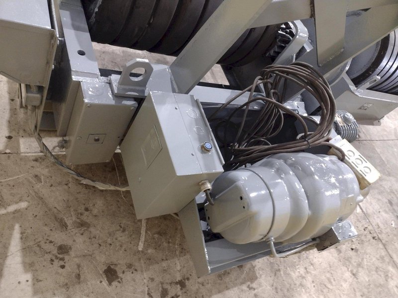 120 TON (240,000 LBS) RANSOME PANDJIRIS POWERED TANK TURNING ROLLS, POWER &amp; IDLER: STOCK #23143