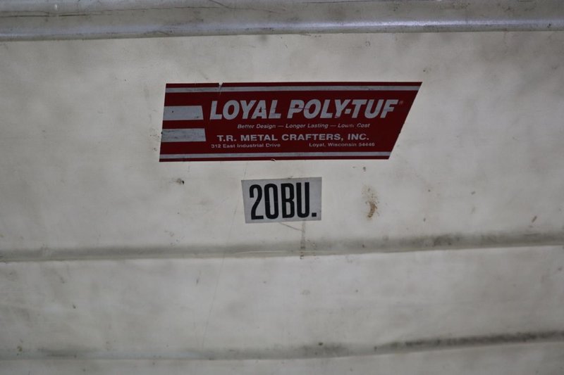 Loyal Poly-Tuf 20 Bushell Rolling Waste Cart- Auction Item