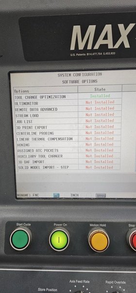 Hurco VM-10 VMC, 2011 – Probes, Under Power, Low Hours