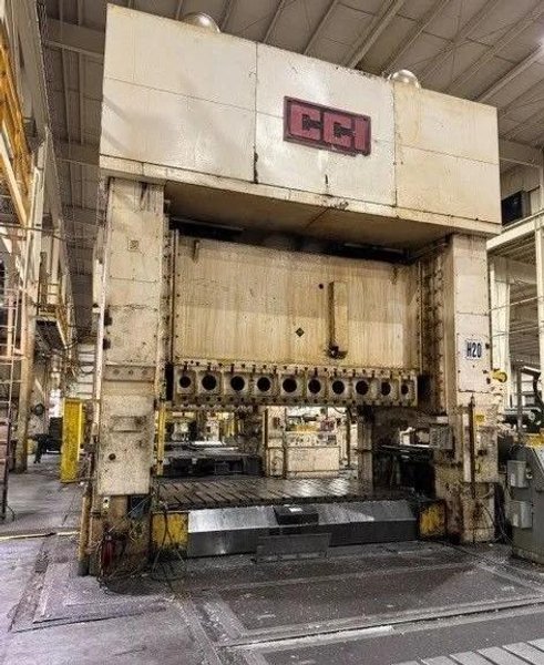 600-ton CCI Straight Side Press For Sale - Recently Rebuilt