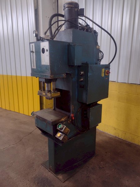 10 TON GREENERD MODEL #HPB-10 HYDRAULIC C-FRAME PRESS, 8&quot; STROKE: STOCK #16266