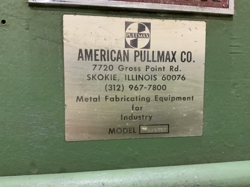 PULLMAX MODEL # P-9 NIBBLER: STOCK #80785