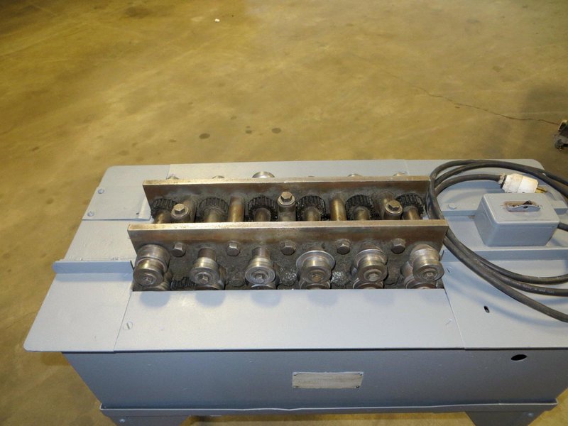 22 Ga Flagler Pittsburgh Portable Rollforming Machine w/ Drive Cleat