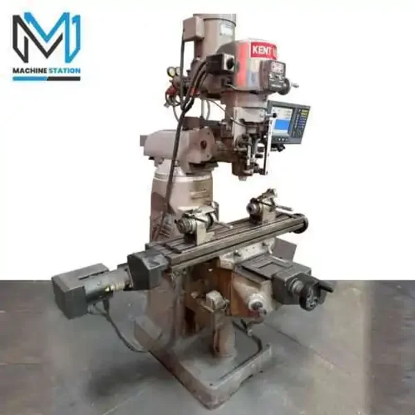 Kent KTM-3VS 9″ x 42″ Variable Speed CNC Vertical Milling
